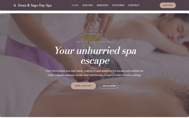 Beauty — Purina Spa template preview