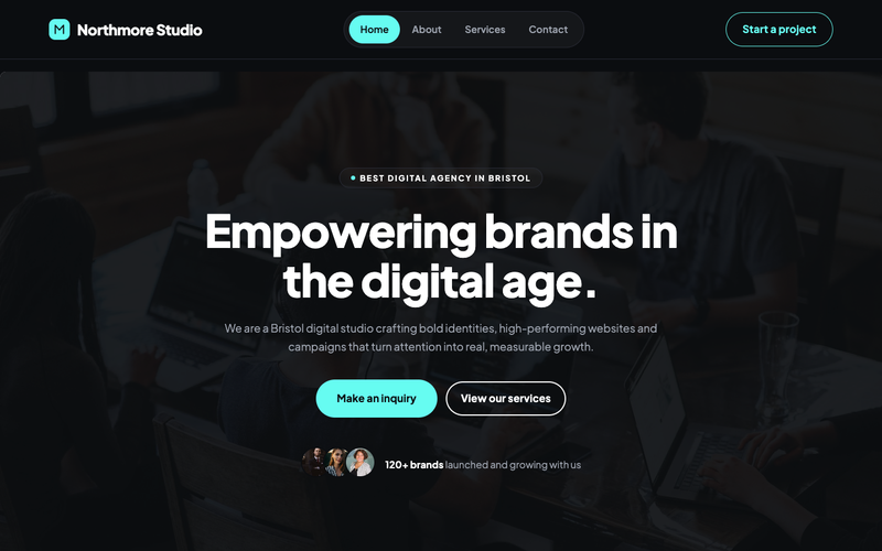 Digital & Creative Agency template preview