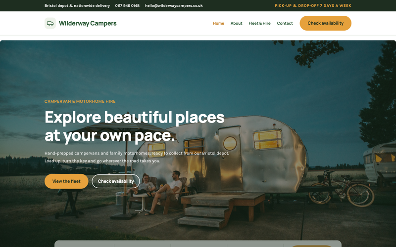 Transport — Kamperven RV template preview